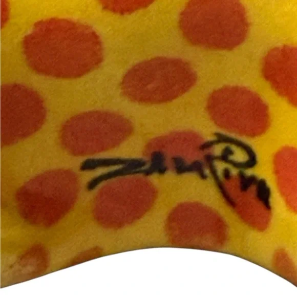 Vintage Zampiva Porcelain Clown Figurine with Spaghetti Hair Design-SIGNED - Picture 5 of 6